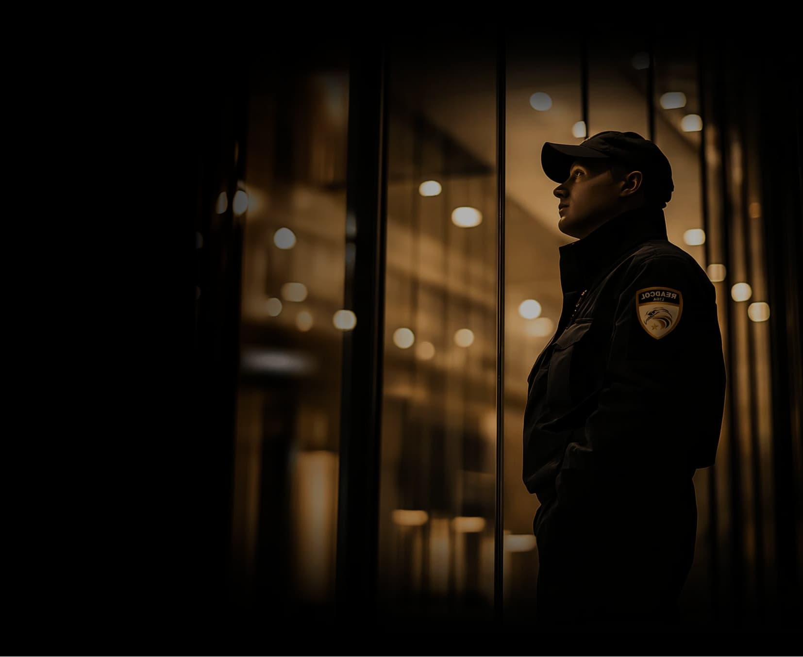 Guardia de seguridad READCOL en servicio